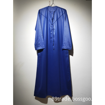 Men's royal blue color omani robe